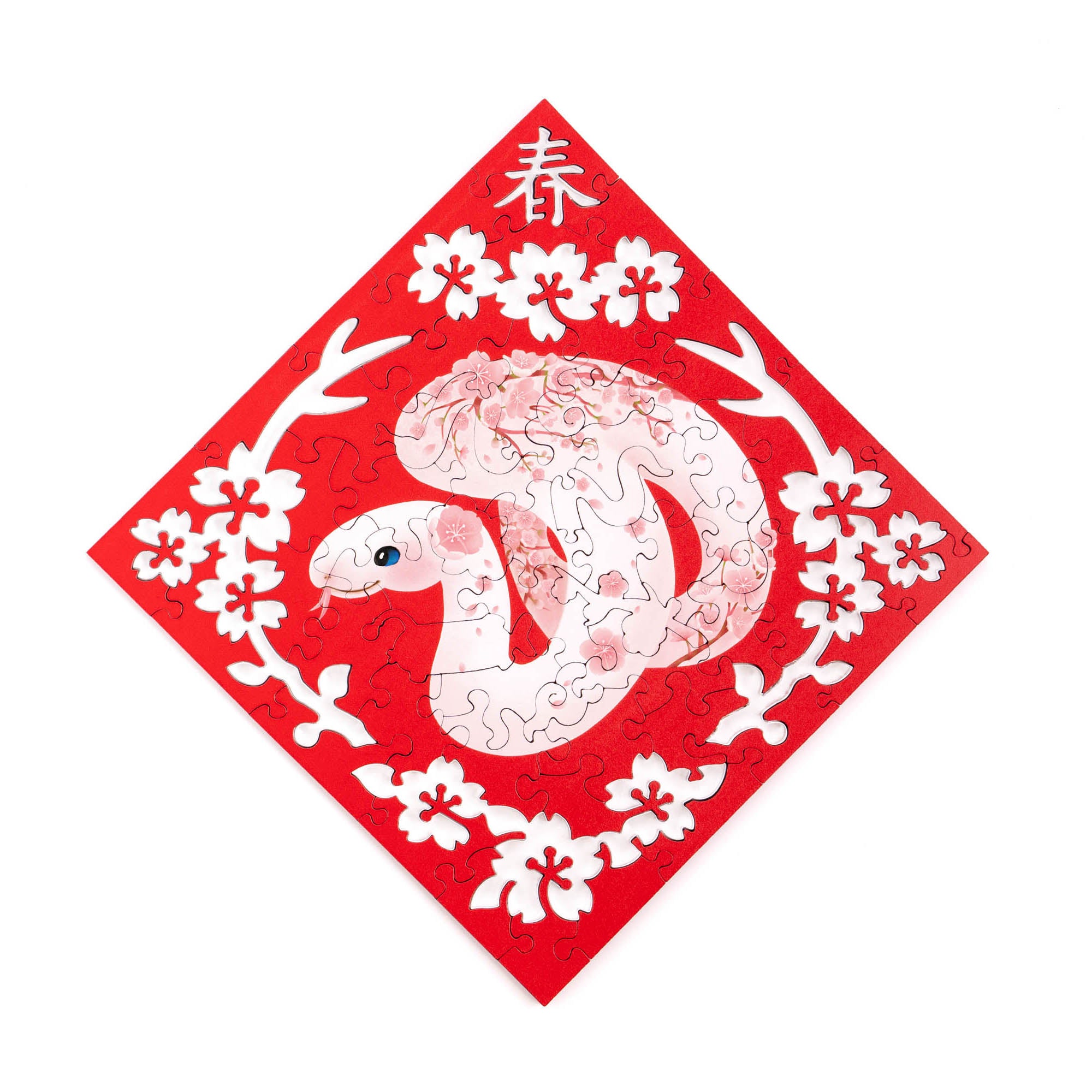 Paper Cutting Spring Couplets-White Snake