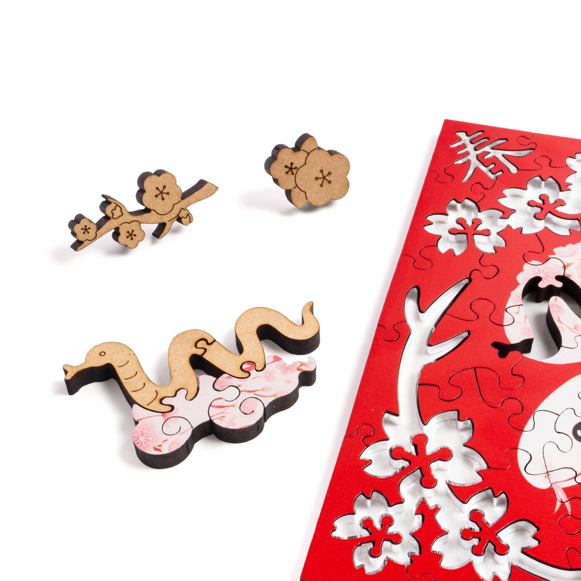 Paper Cutting Spring Couplets-White Snake