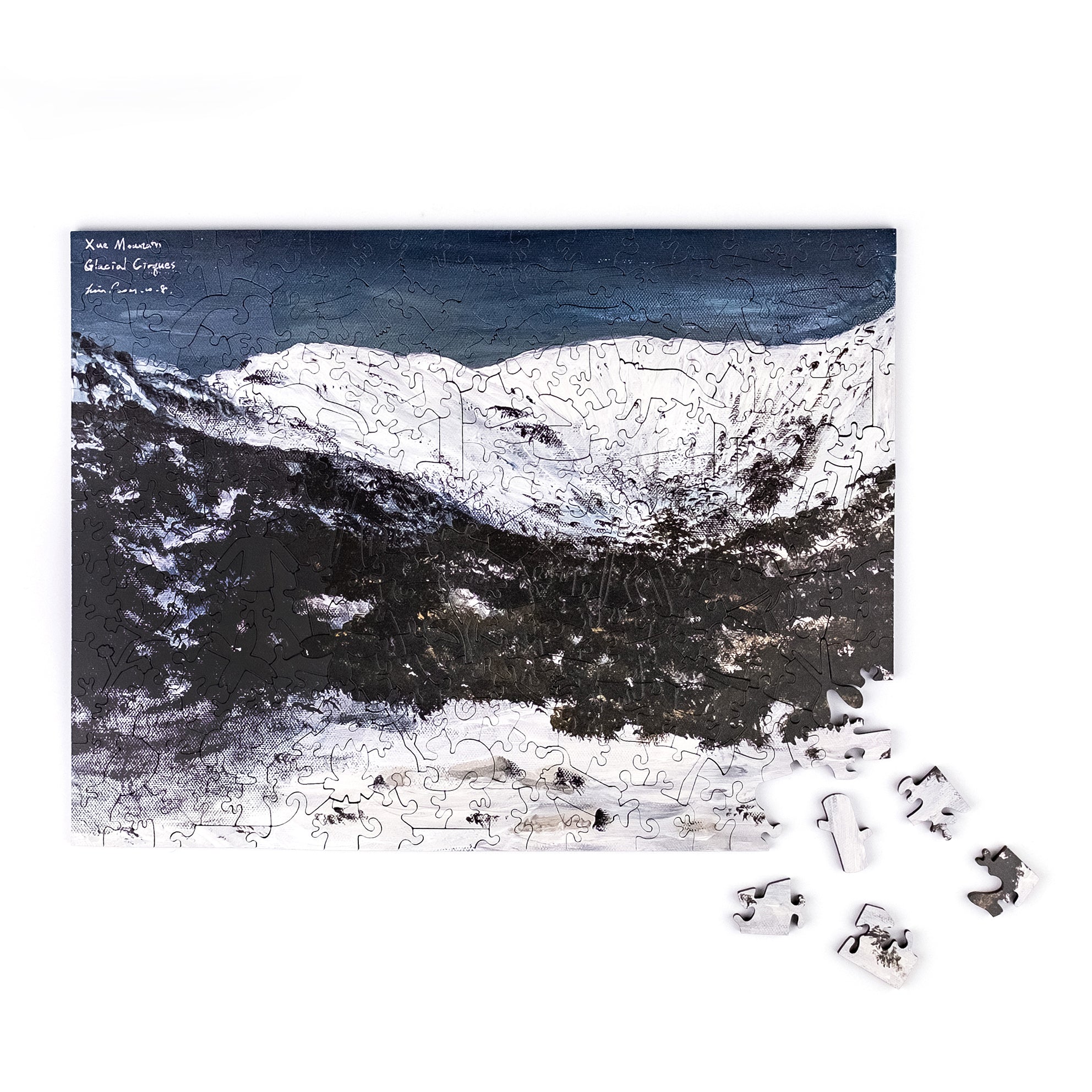 Taiwanese Mountains-Jan. Mt. Xue Glacial Cirques