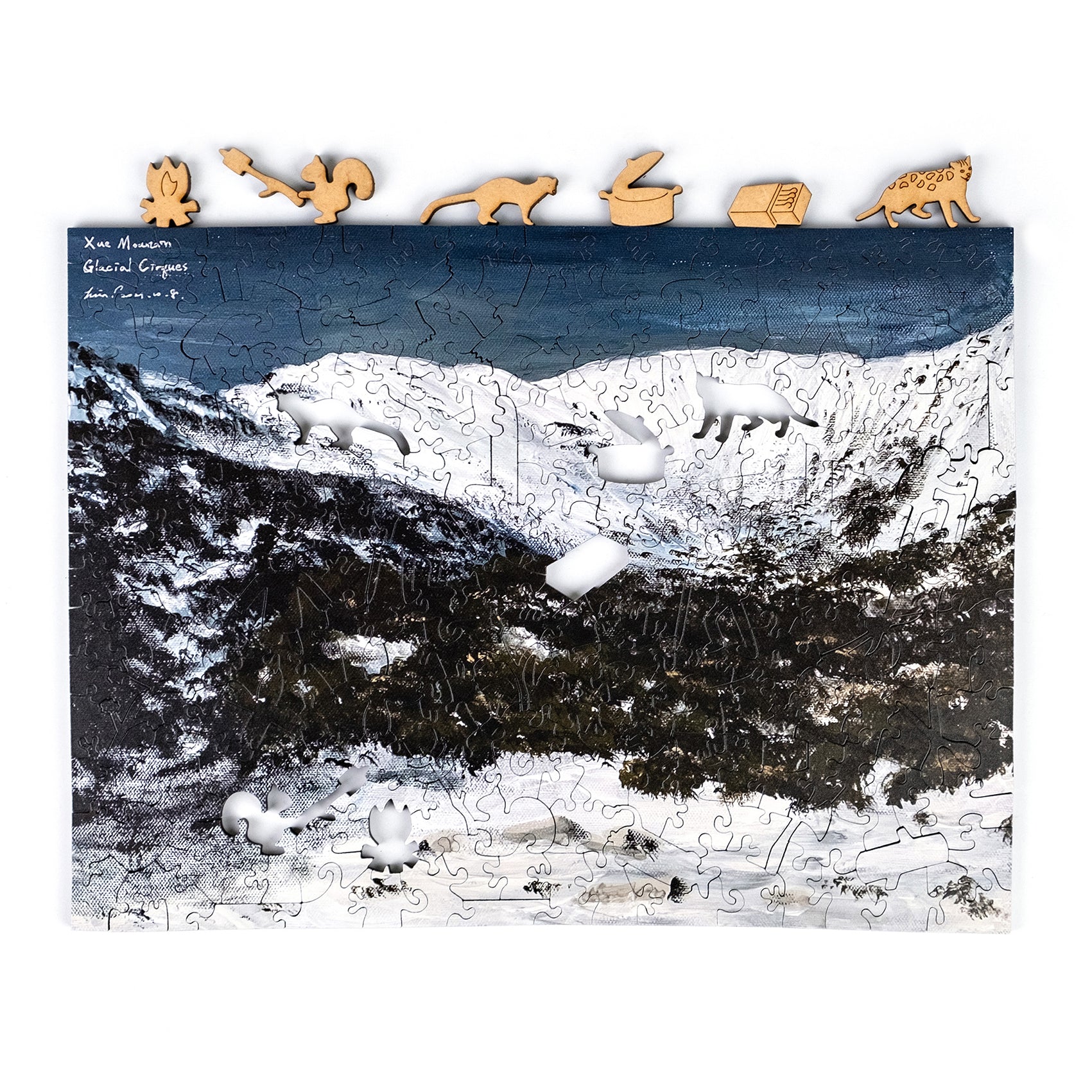 Taiwanese Mountains-Jan. Mt. Xue Glacial Cirques