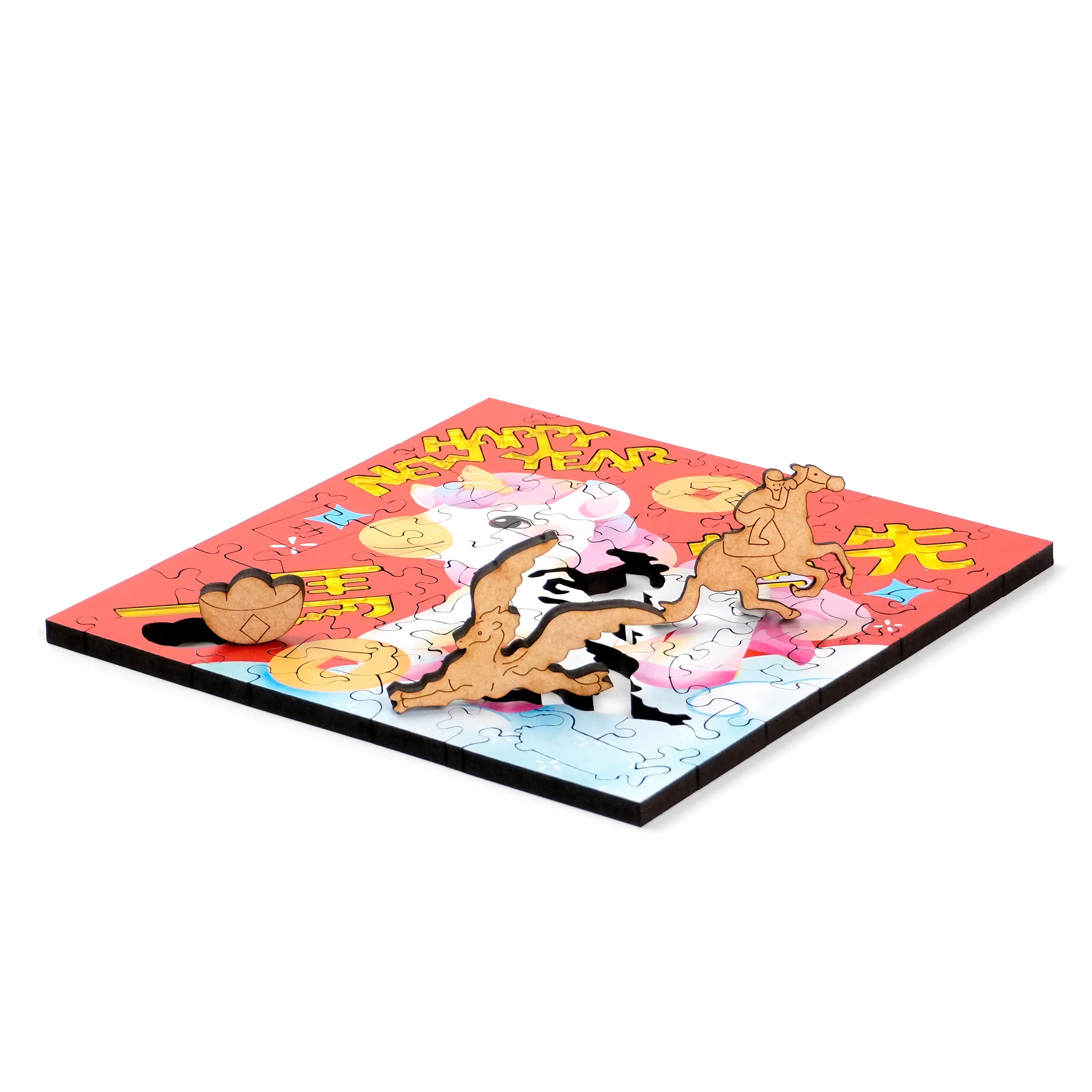 Paper Cutting Spring Couplets - Horse