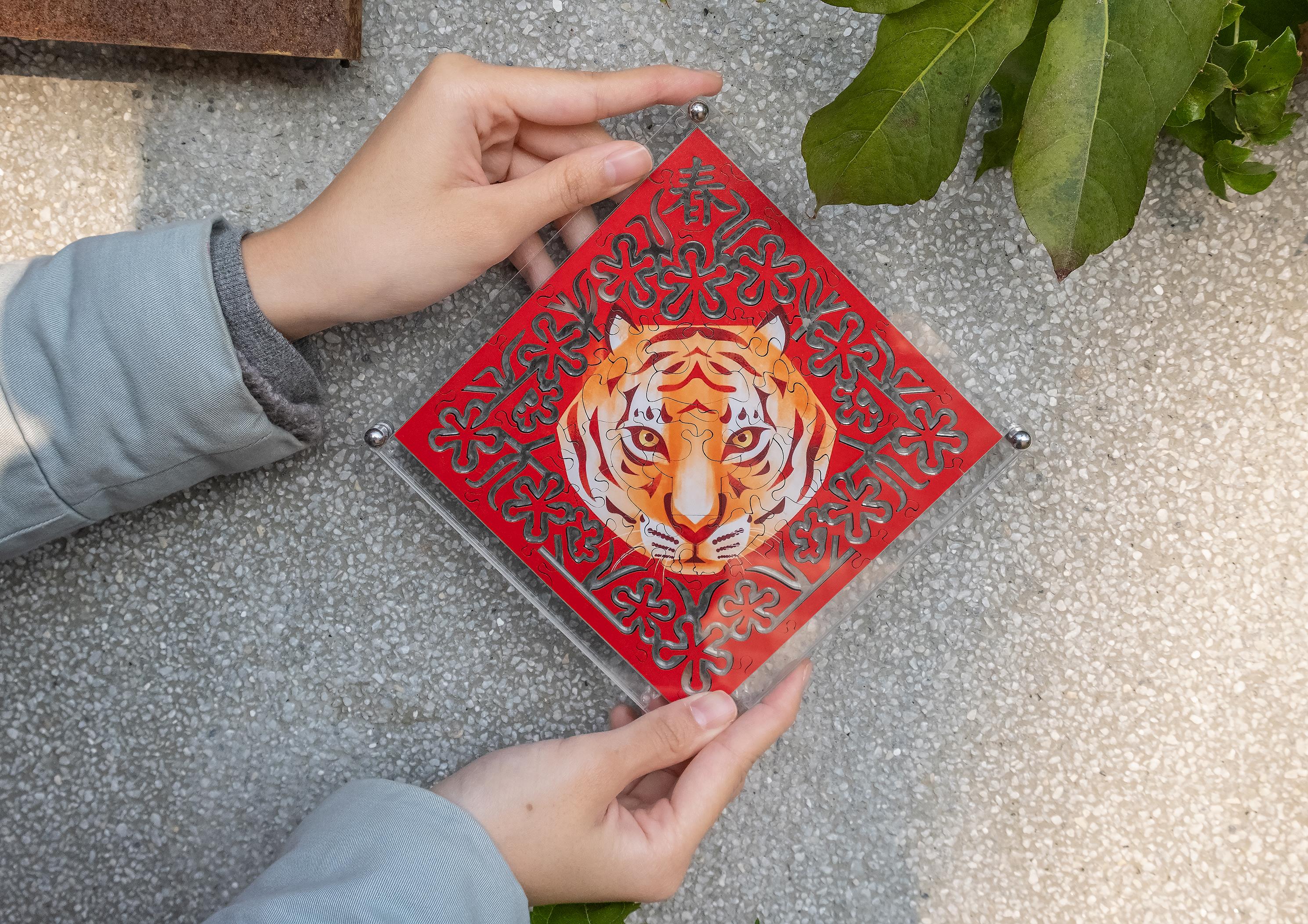 Paper Cutting Spring Couplets-tiger – Hellofish